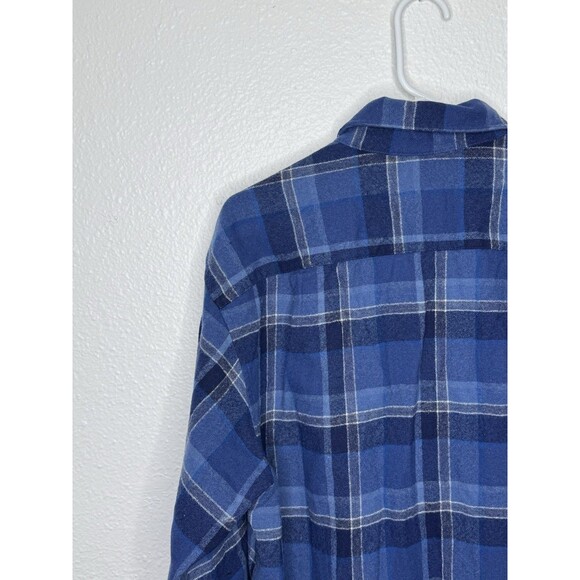 Vintage Pendleton Shirt Men's Large Pure Virgin Wool Blue Plaid USA Mexico VTG - Picture 14 of 16